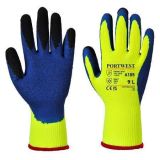 Ochranné rukavice latexové Duo-Therm, žlutomodré, vel. L, A185Y4RL