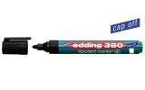 Popisovač na bílou tabuli a flipchart 380, černá, 1,5-3mm, kuželový hrot, EDDING