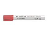 Popisovač na bílou tabuli Lumocolor 351 B, červená, klínový hrot, STAEDTLER