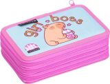 Penál Lollipop Capybara, třípatrový, na zip, LIZZYSULI 7210044000 Penál Lollipop Capybara, třípatrový, na zip, LIZZYSULI 7210044000