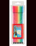 Fixy Pen 68, 6 neonových barev, 1mm, STABILO