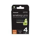 Dobíjecí baterie Eneloop Pro, AA, 4 x 2500 mAh Ni-MH, PANASONIC