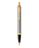 Kuličkové pero Royal IM, broušené tělo, zlatý klip, 0,7 mm, modrý inkoust, PARKER