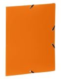Desky s gumičkou Standard, oranžová, PP, 15 mm, A4, VIQUEL