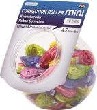 Korekční roller, displej/50ks, mix barev, 5 mm x 6 m, mini, PLUS 51660