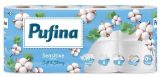 Toaletní papír Sensitive Aquabond, bez parfemace, 3-vrstvý, 8 rolí, PUFINA PP20807 ,balení 8 ks