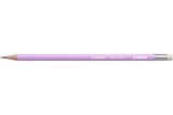 Grafitová tužka s gumou Swano Pastel, fialová, HB, šestihranná, STABILO