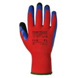 Ochranné rukavice Duo-Flex, červeno-modrá, latexové, velikost M