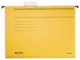 Závěsné desky ALPHA® typu V, žlutá, A4, karton, LEITZ ,balení 25 ks