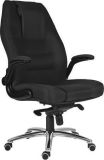 Manažerská židle MARKUS, černá, textilní, chromovaná základna