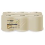 Papírové ručníky EcoNatural L-One Maxi 450, havana hnědá, 2-vrstvé, 6 rolí, LUCART 852277 ,balení 6 ks