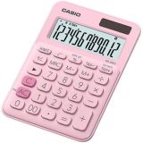 Kalkulačka MS 20 UC, růžová, stolní, 12 místný displej, CASIO