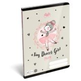 Sešit Tiny Dancer, Lovely Ballerina, 27-32, A5, čtverečkovaný, 32 listů, LIZZYSULI 7500171003