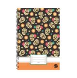 Spirálový sešit Skull, A4, čistý, 70 listů, OPTISCHOOL 27ISS70-015