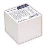 Papírové bločky v kostce, 85 x 85 x 70 mm, 490 listů, lepené, VICTORIA OFFICE ,balení 490 ks