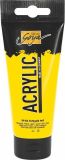 Akrylová barva SOLO GOYA, Genuine Yellow light, 100 ml v tubě, KREUL