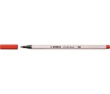 Štětcový fix Pen 68 brush, červená, STABILO
