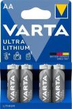 Baterie Ultra Lithium, AA, 4 ks, VARTA ,balení 4 ks