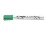 Popisovač na bílou tabuli Lumocolor 351 B, zelená, klínový hrot, STAEDTLER