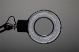 Stolní lampa Viso, černá, LED, zvětšovací sklo, MAUL