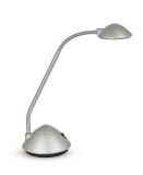 Stolní lampa Arc, stříbrná, LED, MAUL 8200495