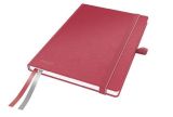 Zápisník Complete, červená, čtverečkovaný, A5, 80 listů, LEITZ