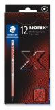 Grafitová tužka Norix 181, červená, 12 ks, HB, sada, STAEDTLER 181 HB-24 Grafitová tužka Norix 181, červená, 12 ks, HB, sada, STAEDTLER 181 HB-24