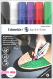 120295 Akrylové popisovače Paint-It 320, sada 6 barev, 4 mm, SCHNEIDER