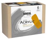 Sada Triton Akrylová tekutá báze a neutrální barvy, 6x750ml, KREUL ,balení 6 ks
