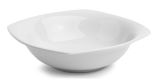 Polévkový talíř Quadrato, bílá, hluboký, porcelánový, čtvercový, 17 cm, ROTBERG ,balení 6 ks