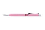 Kuličkové pero SWAROVSKI® Crystals, růžová, tmavě růžové krystaly ve střední části pera, ART CRYSTEL