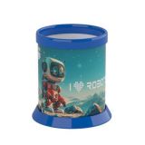 Stojánek na psací potřeby Robot, modrá, ICO 9570159023