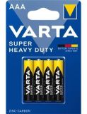 Baterie Super Heavy Duty, AAA, 4 ks, VARTA 2003101414