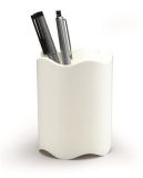 Stojánek na tužky Trend, bílá, plast, DURABLE 1701235010