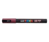 Akrylový popisovač Posca PC-3M, červené víno, 0,9-1,3 mm, UNI