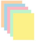 Xerografický papír Symphony, pastel mix, 5x50 listů, A4, 80g, XEROX ,balení 250 ks