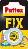 Samolepicí páska Pattex Fix 80 kg, modrá, oboustranná, 19 mm x 1,5 m, HENKEL