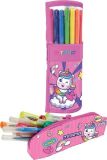Penál plný Glitter Roll, Pink Unicorn, MITAMA 62908-90157