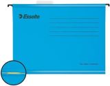 Zesílené závěsné desky Classic s rychlovazačem, modrá, A4, recyklovaný karton, ESSELTE ,balení 10 ks