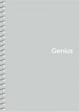 Spirálový sešit Genius Pastel, mix motivů, čtverečkovaný, A6, 80 listů, PP desky, SHKOLYARYK A6-08