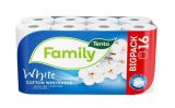 Toaletní papír Family White, 16 rolí, 2-vrstvý, TENTO 229441 ,balení 16 ks