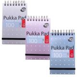 Spirálový blok Metallic Pocket Book, mix, A7, linkovaný, 50 listů, PUKKA PAD 6254-MET Spirálový blok Metallic Pocket Book, mix, A7, linkovaný, 50 listů, PUKKA PAD 6254-MET