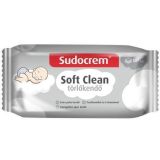 Dětské vlhčené ubrousky Soft Clean, 55 ks, SUDOCREM 32026755 ,balení 55 ks