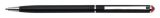 Kuličkové pero SWS SLIM, černá, červený krystal SWAROVSKI®, 13 cm, ART CRYSTELLA® 1805XGS507