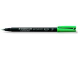 Permanentní popisovač Lumocolor 318 F, zelená, 0,6 mm, OHP, STAEDTLER