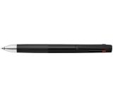 Kuličkové pero Blen 3C, černá, 0,24 mm, stiskací mechanismus, 3-barevné, ZEBRA 53131