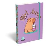 Desky s gumičkou Lollipop Capybara, 35 mm, karton, A5, LIZZYSULI 7470217000