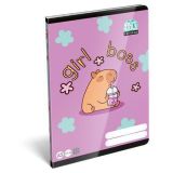Sešit Lollipop Capybara, 27-32, A5, čtverečkovaný, 32 listů, LIZZYSULI 7500171000