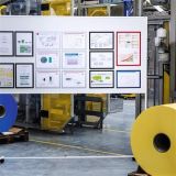 Prezentační rám DURAFRAME® MAGNETIC, tmavě modrá, A4, magnetický, DURABLE ,balení 5 ks