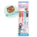 Roller Spinny Pen Animal, 0,7/0,35mm, vymazatelný, 4ks, MITAMA 63976 ,balení 4 ks Roller Spinny Pen Animal, 0,7/0,35mm, vymazatelný, 4ks, MITAMA 63976 ,balení 4 ks
